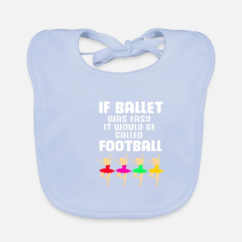 Ballet Ballet Dancer Organic Baby Bibs