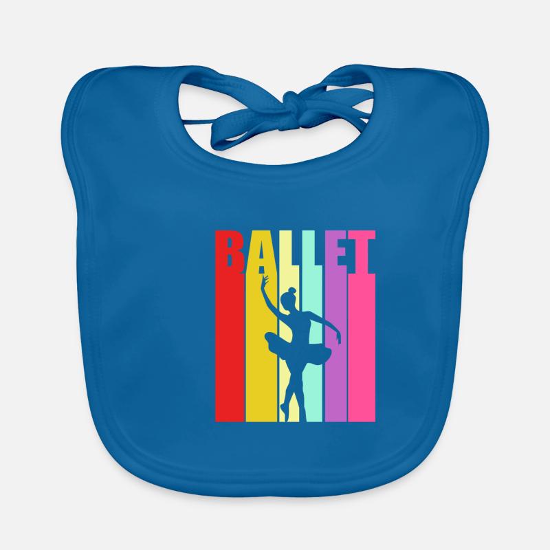 Ballet Ballet Dancer Organic Baby Bibs