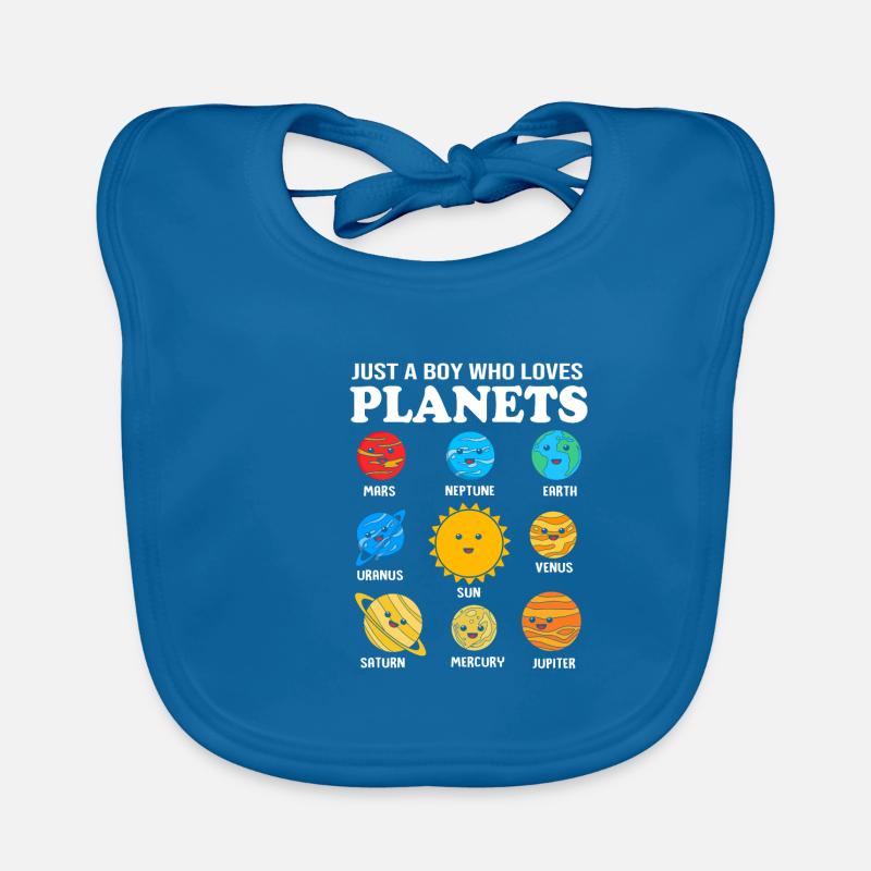 Solar System Universe Organic Baby Bibs