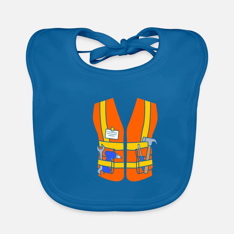 Chantier de construction Bavoir bio Bébé