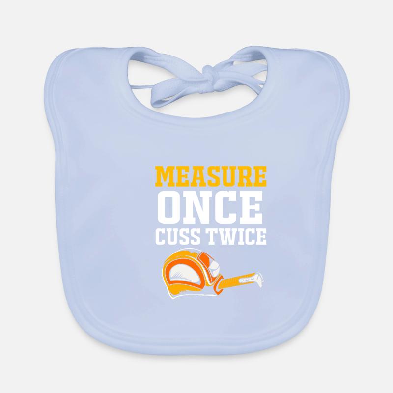 Construction worker construction site Organic Baby Bibs