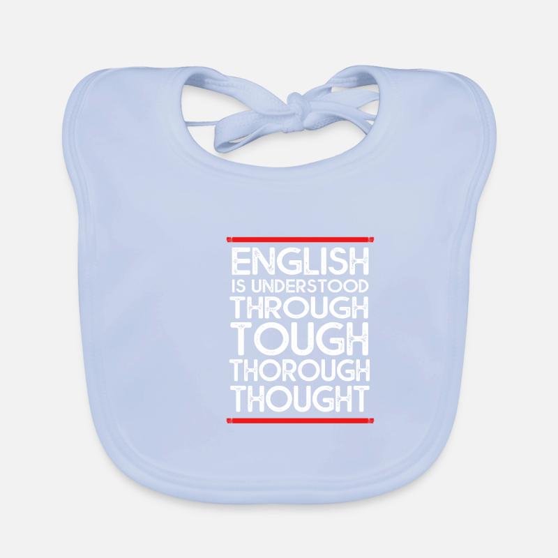 Englischlehrerin Englisch Lehrer Baby Bio-Lätzchen