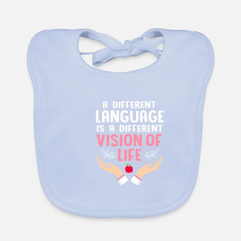 Englischlehrerin Englisch Lehrer Baby Bio-Lätzchen