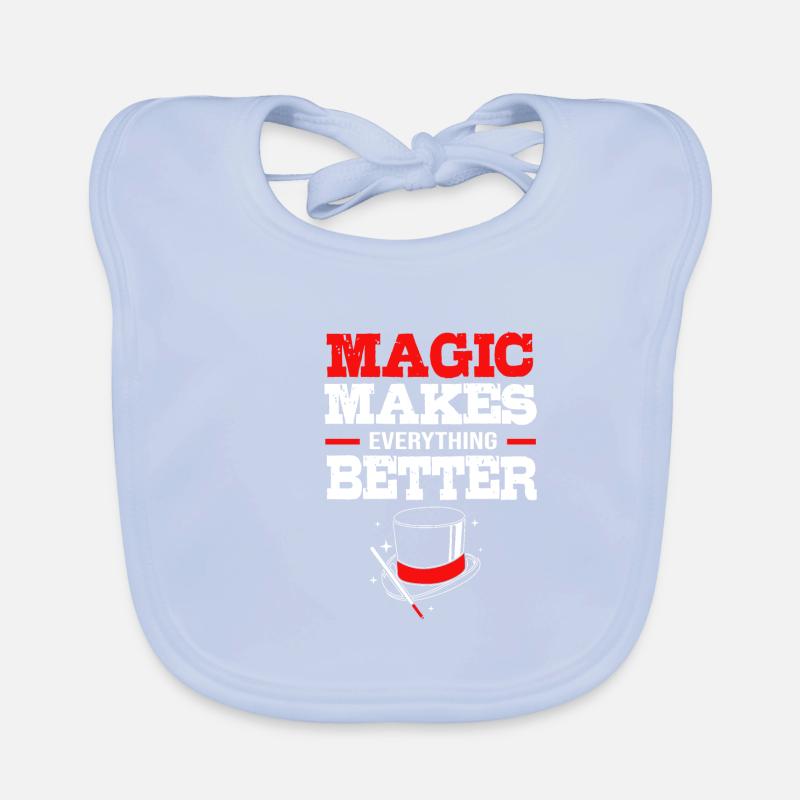 wizard magic magician Organic Baby Bibs