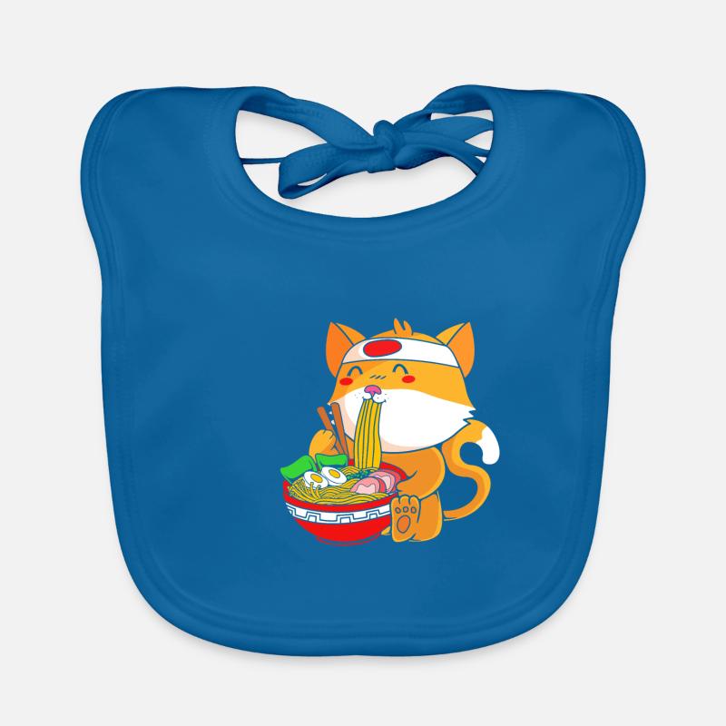 Maneki Neko Japan Lucky Charm Organic Baby Bibs