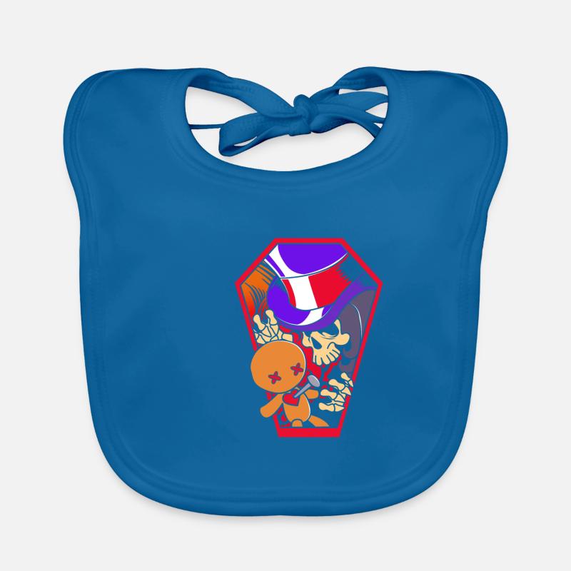 Voodoo Skeleton Organic Baby Bibs