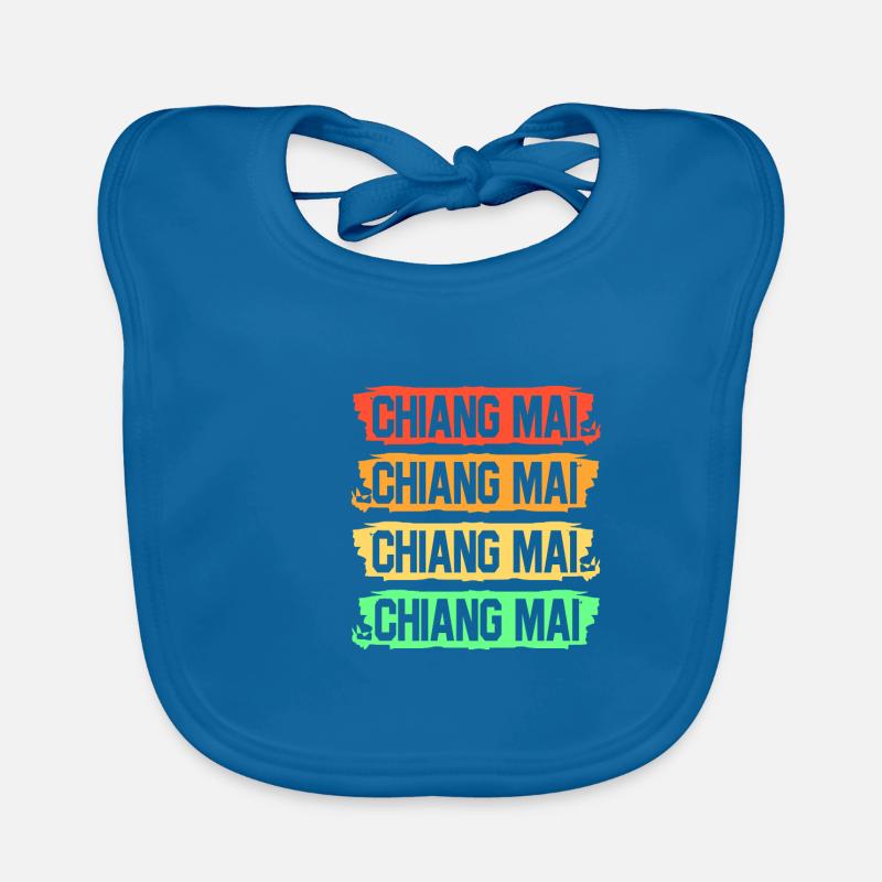 Thailand Thai Language Organic Baby Bibs