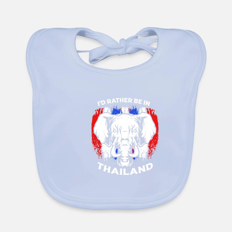 Thailand Thai Language Organic Baby Bibs