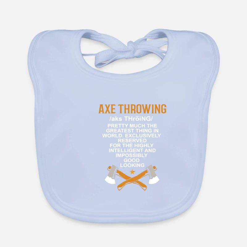 Axt Wurf Baby Bio-Lätzchen