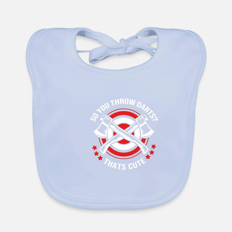 Axe Throwing Organic Baby Bibs