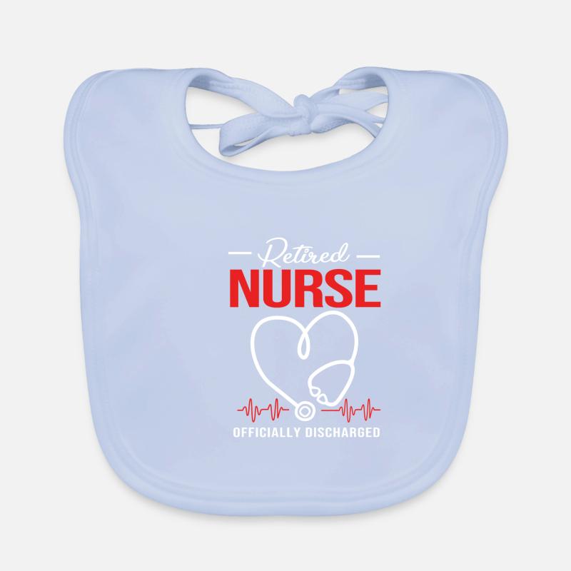Krankenschwester Rente Baby Bio-Lätzchen
