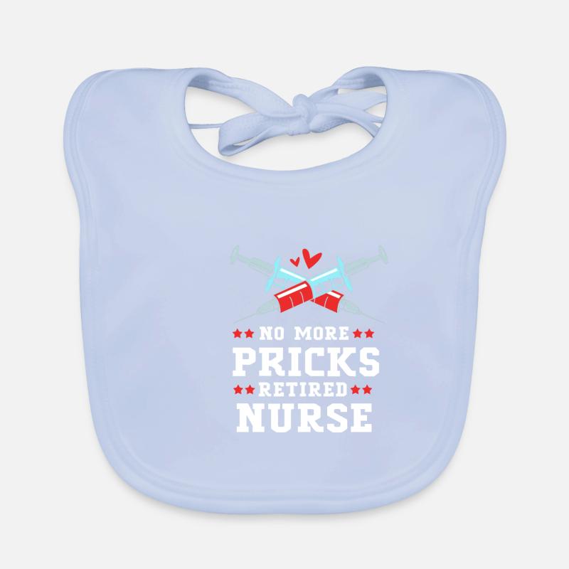 Krankenschwester Rente Baby Bio-Lätzchen