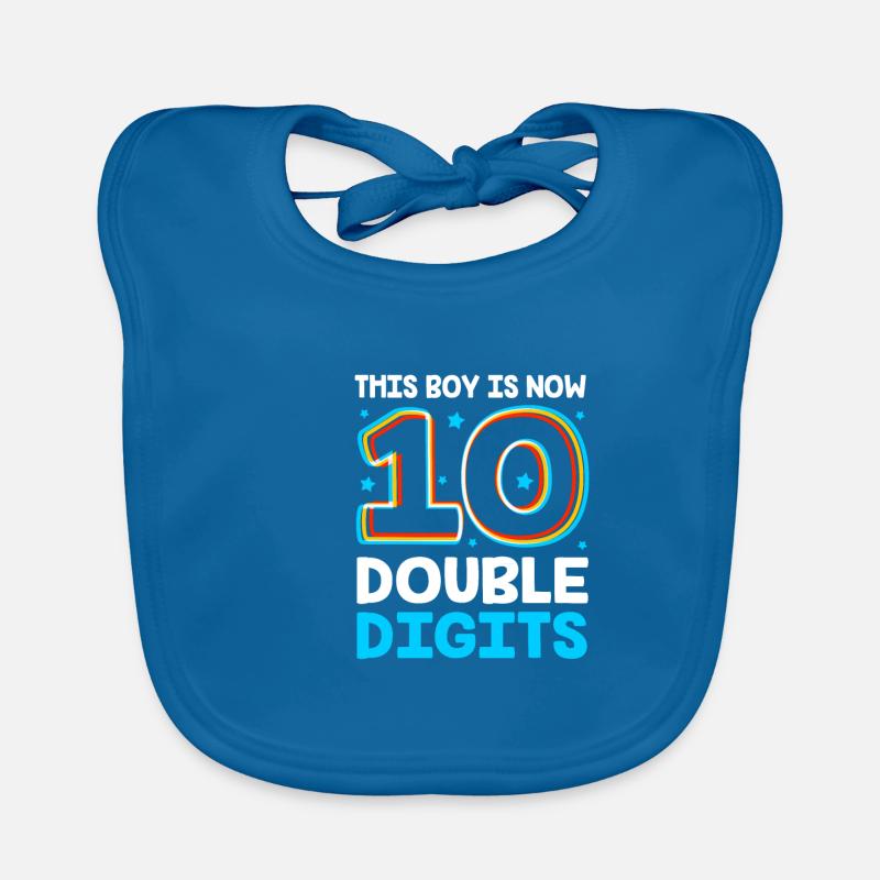 17e anniversaire Dix ans de naissance Date de naissance Bavoir bio Bébé