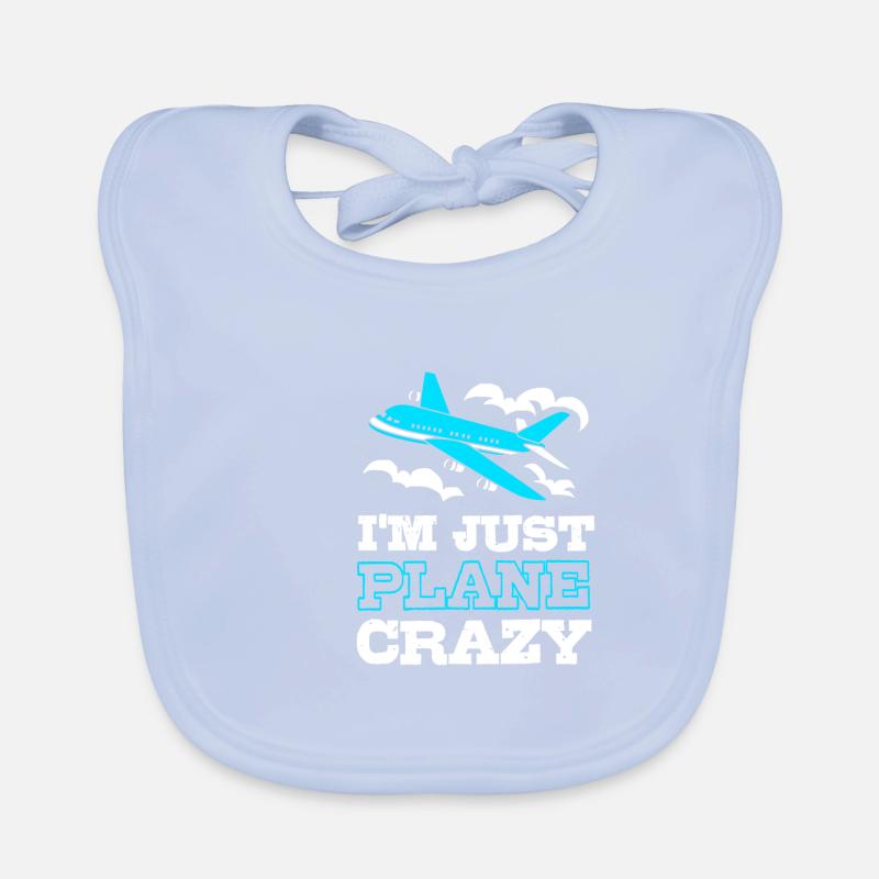 Air traffic controller Organic Baby Bibs
