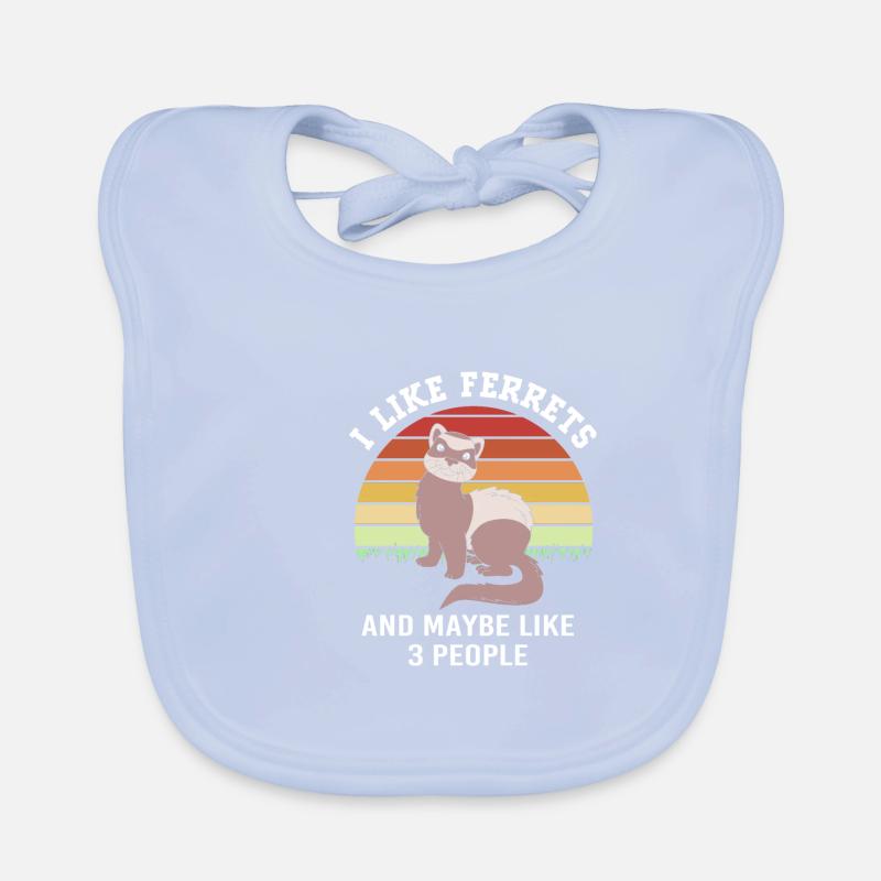 Frettchen Baby Bio-Lätzchen