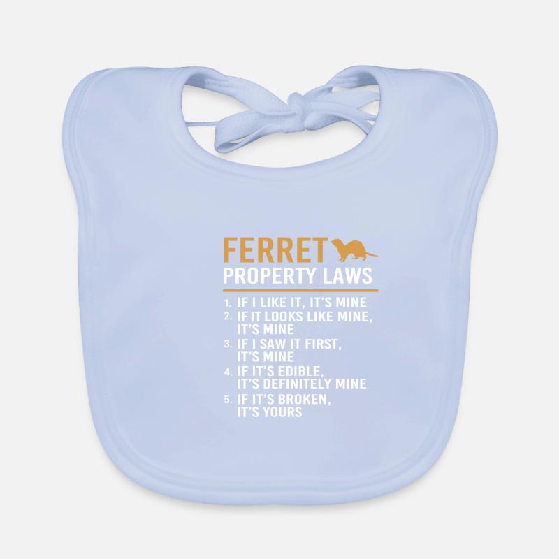 Furet Bavoir bio Bébé