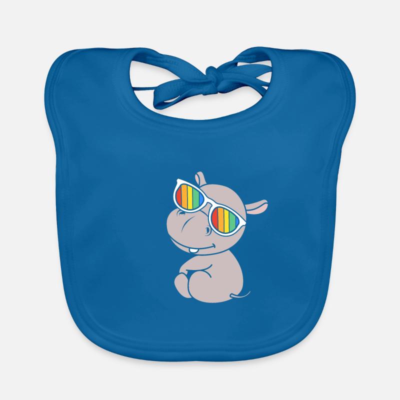 Hippopotame Bavoir bio Bébé