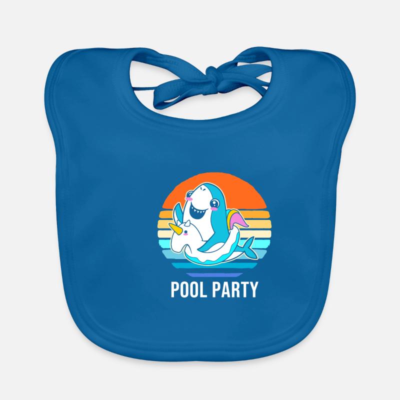 Pool Party Baby Bio-Lätzchen