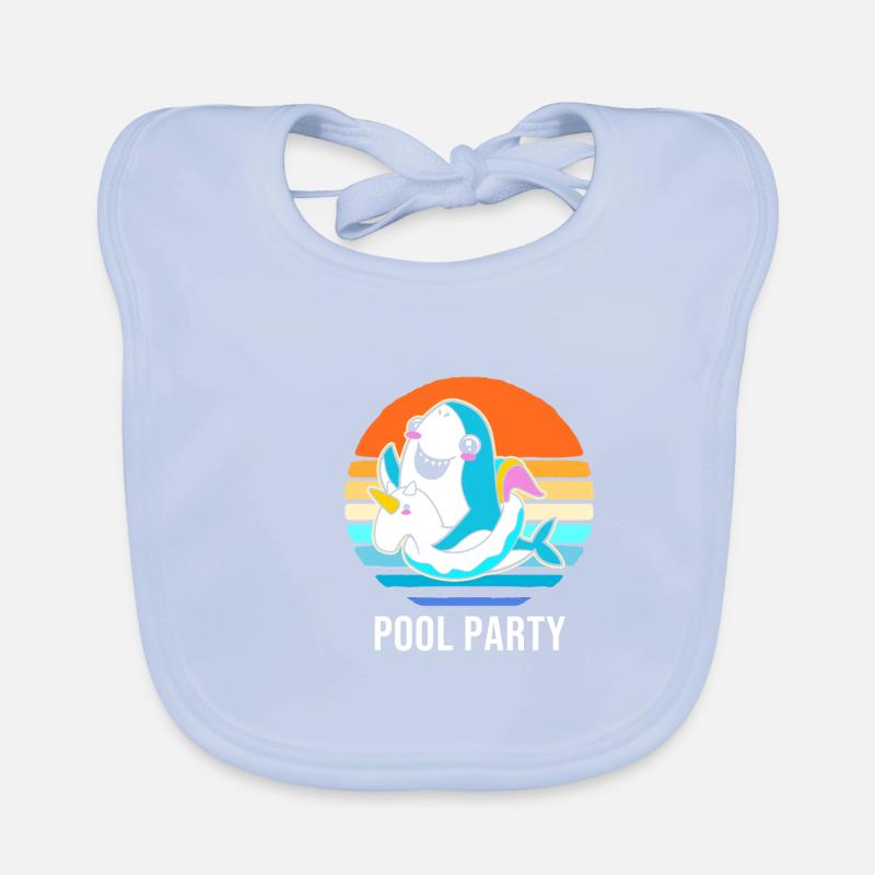 Pool Party Baby Bio-Lätzchen