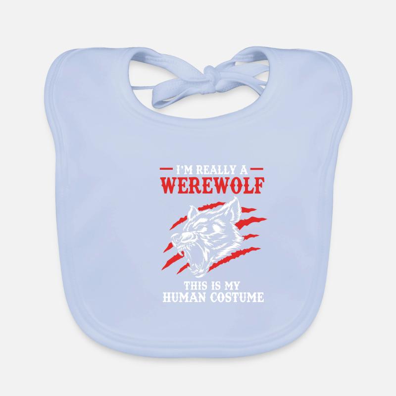 Werwolf Baby Bio-Lätzchen