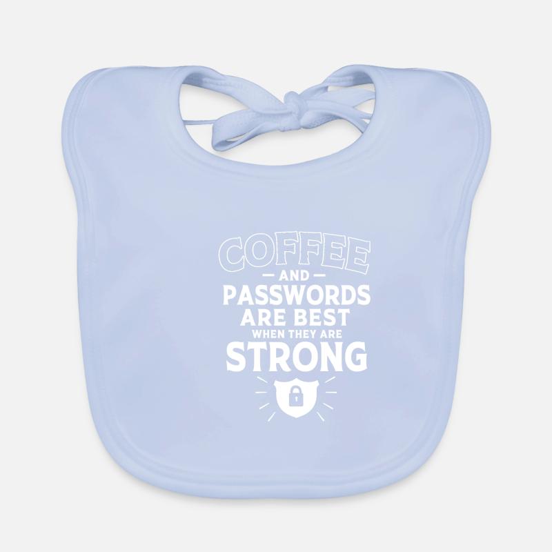 Cybersecurity Cyber Programmierer Hacker Baby Bio-Lätzchen