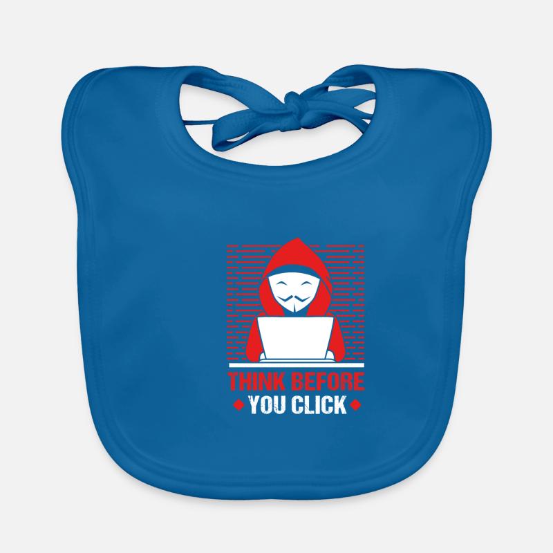 Cybersecurity Cyber Programmierer Hacker Baby Bio-Lätzchen
