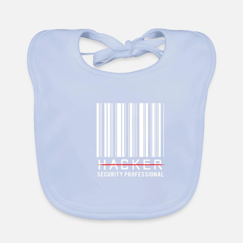 Cybersecurity Cyber Programmierer Hacker Baby Bio-Lätzchen