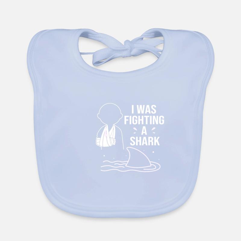 Broken Arm Bone Fracture Organic Baby Bibs