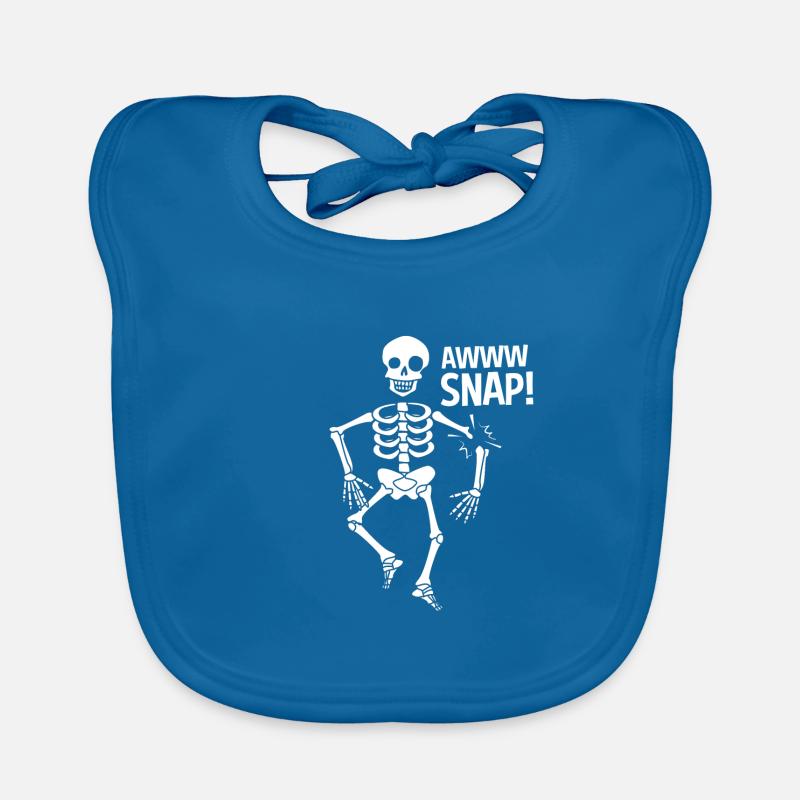 Broken Arm Bone Fracture Organic Baby Bibs