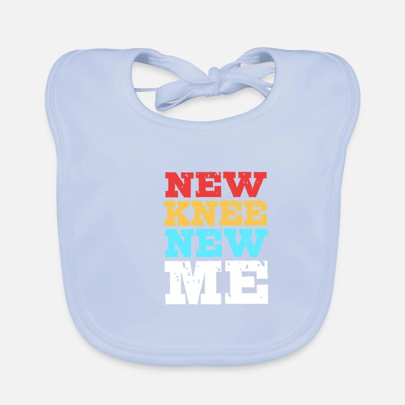 Knee Surgery Organic Baby Bibs