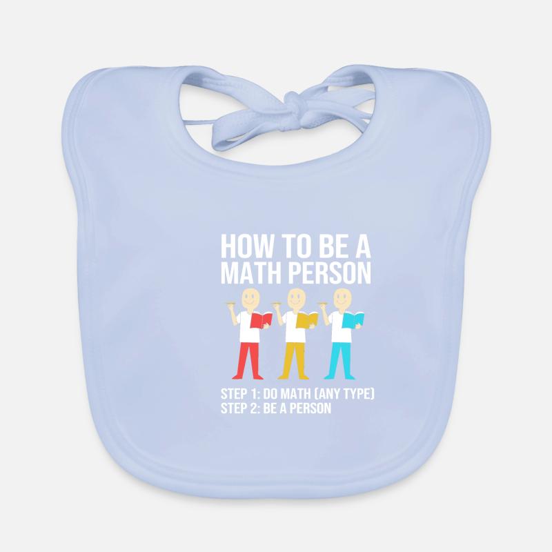 Mathématiques Bavoir bio Bébé