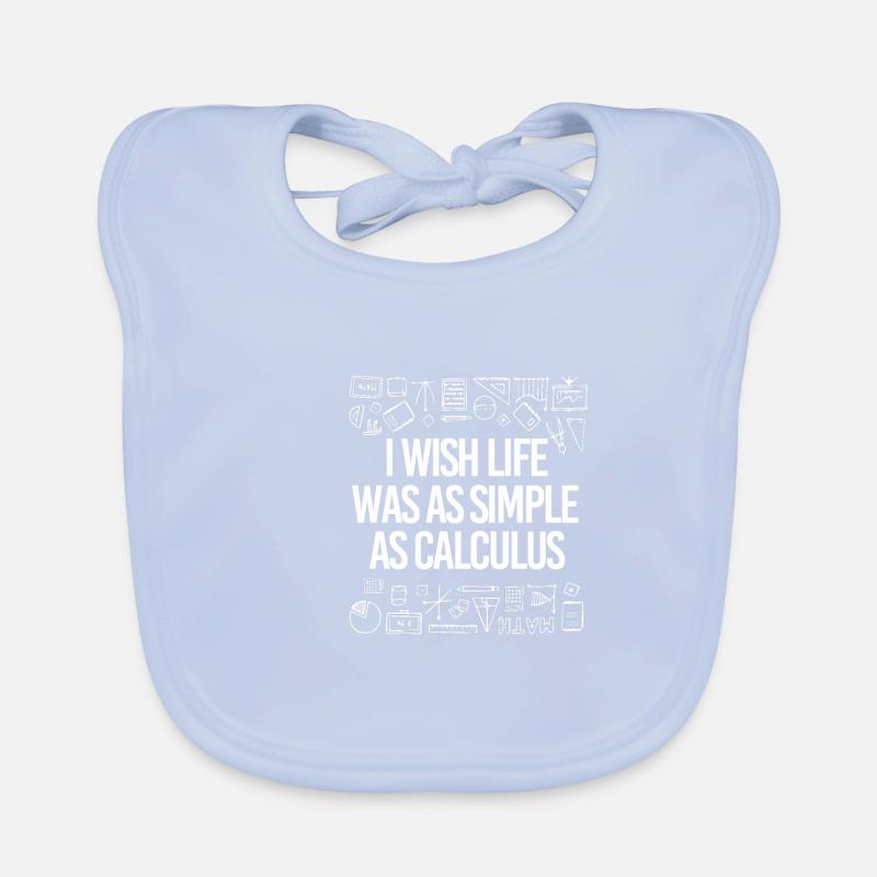 Mathématiques Bavoir bio Bébé