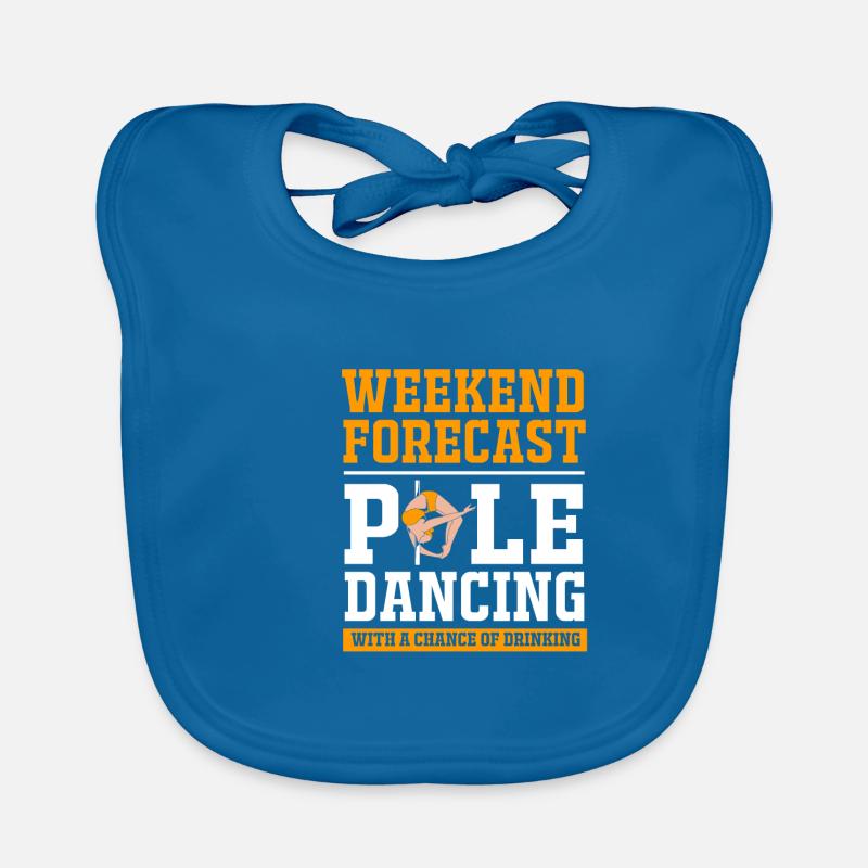 Pole Dance Organic Baby Bibs