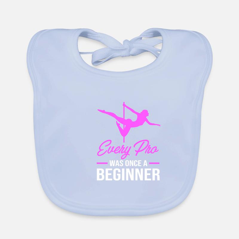 Pole Dance Organic Baby Bibs