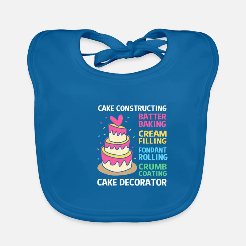 Cake Tartlet Decoration Cake Organic Baby Bibs