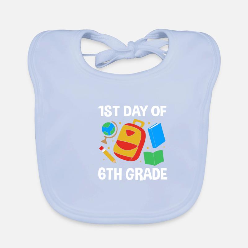 6th Grade Organic Baby Bibs