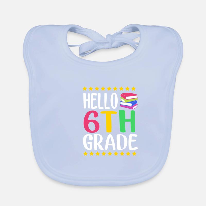6th Grade Organic Baby Bibs