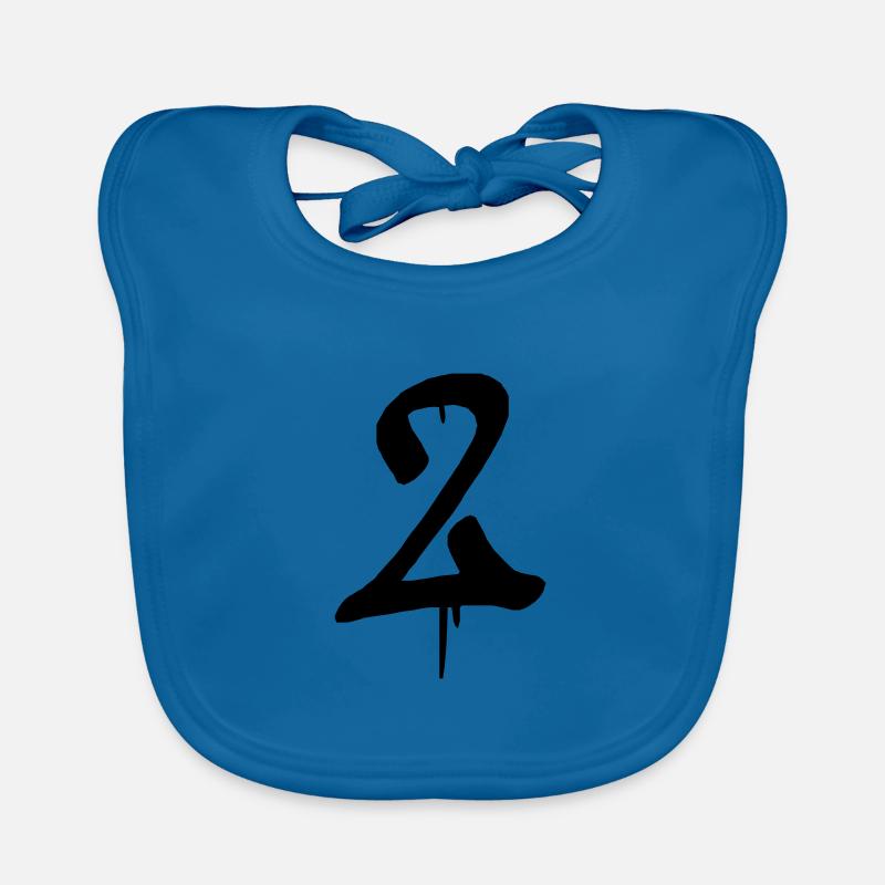 2 Organic Baby Bibs