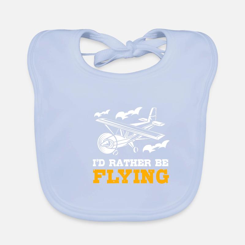 Pilot Flugzeug Baby Bio-Lätzchen