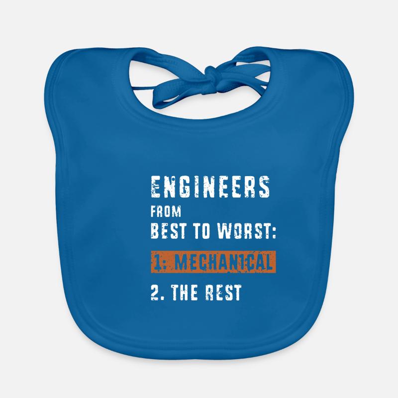 Mechanical Engineer Organic Baby Bibs
