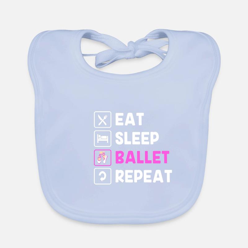 Ballet Ballet Dancer Organic Baby Bibs