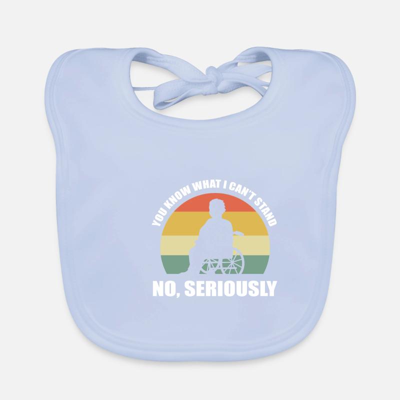 Fauteuil roulant Bavoir bio Bébé