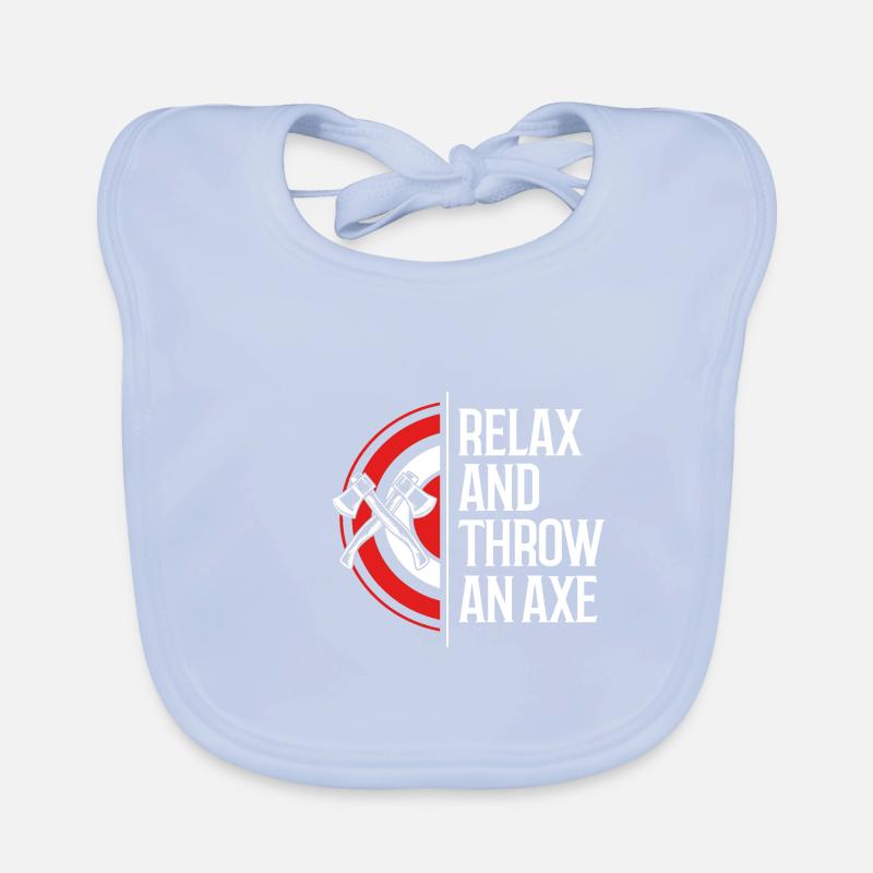Axe Throwing Organic Baby Bibs