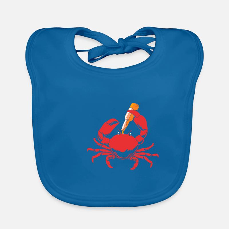 Crabe Bavoir bio Bébé