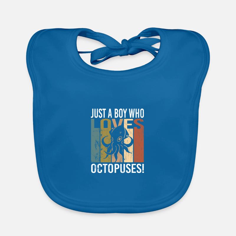 Octopus Organic Baby Bibs