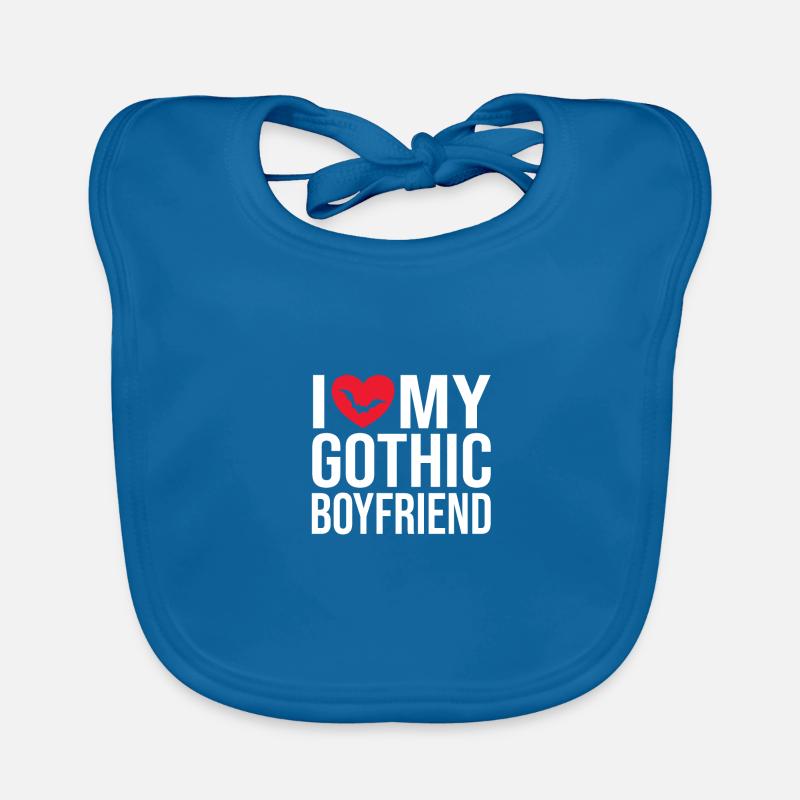 Goth Emo Organic Baby Bibs