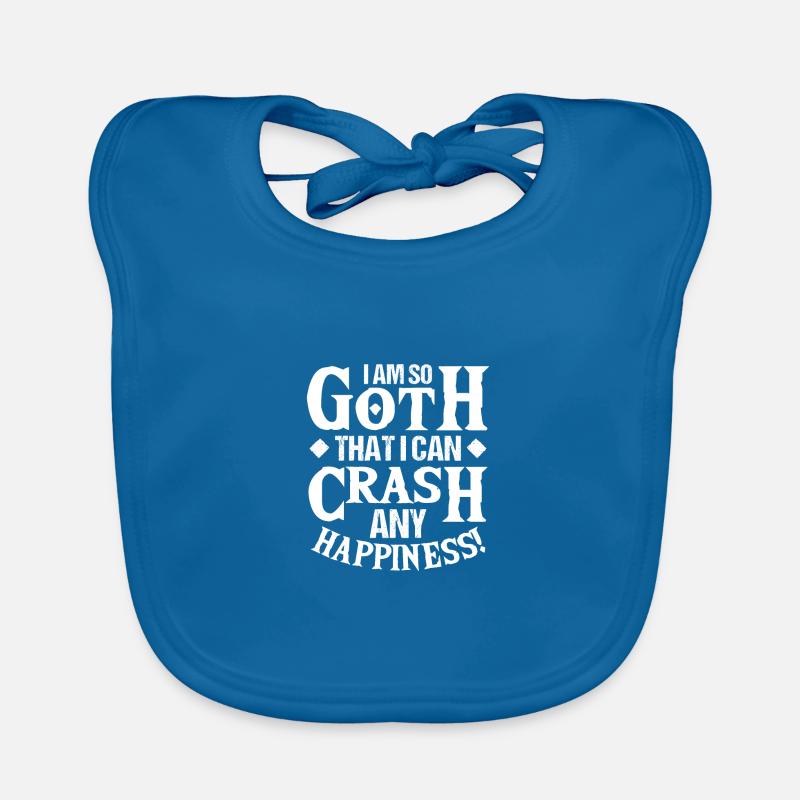 Goth Emo Organic Baby Bibs