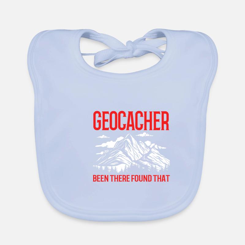 Géocaching Géocache Géocacher Bavoir bio Bébé