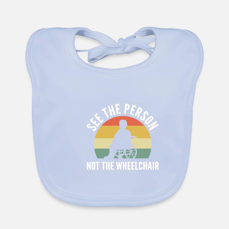 Rollstuhl Baby Bio-Lätzchen