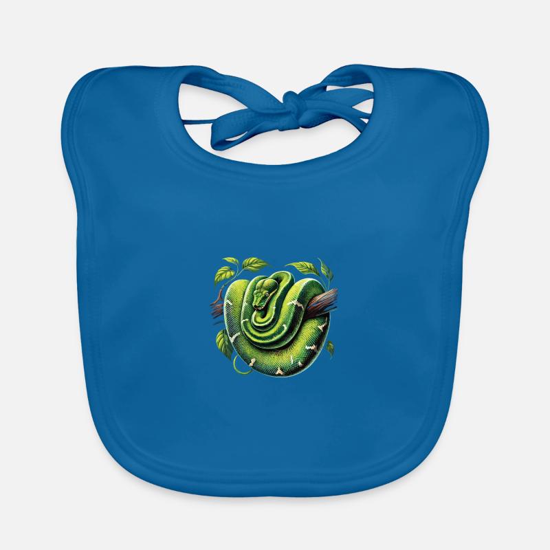 Serpent Bavoir bio Bébé
